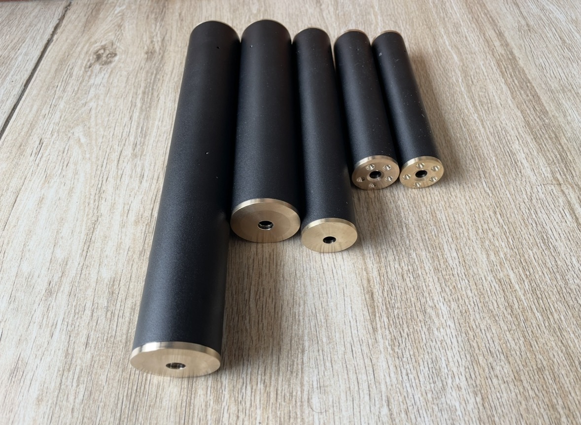 Peredam uklik drat kuningan perdam sharp perdam canon peredam silencer untuk senapan pompa uklik sharp inova tiger phoenix dll thumbnail 2