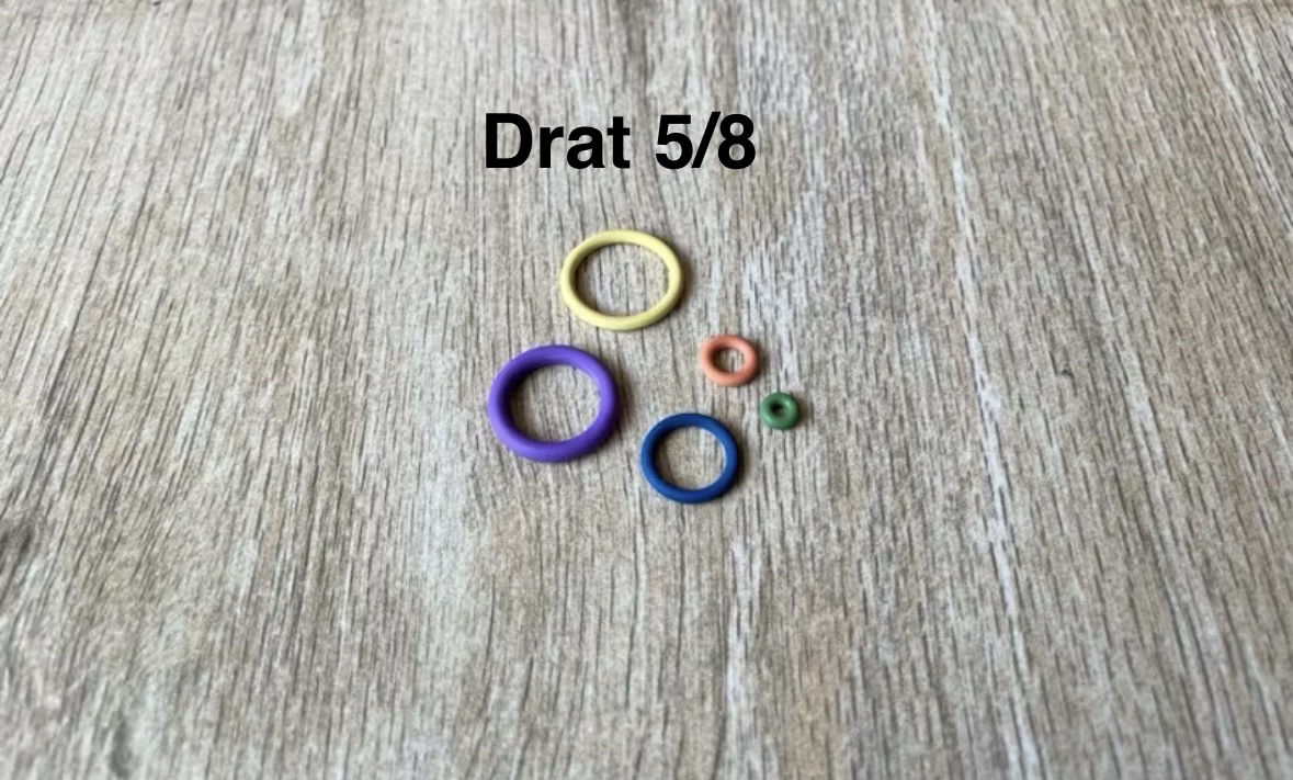 Oring Seal Seal Regulator Paintball Drat M18 dan 5/8 Material FKM90 import Tahan Panas thumbnail 3