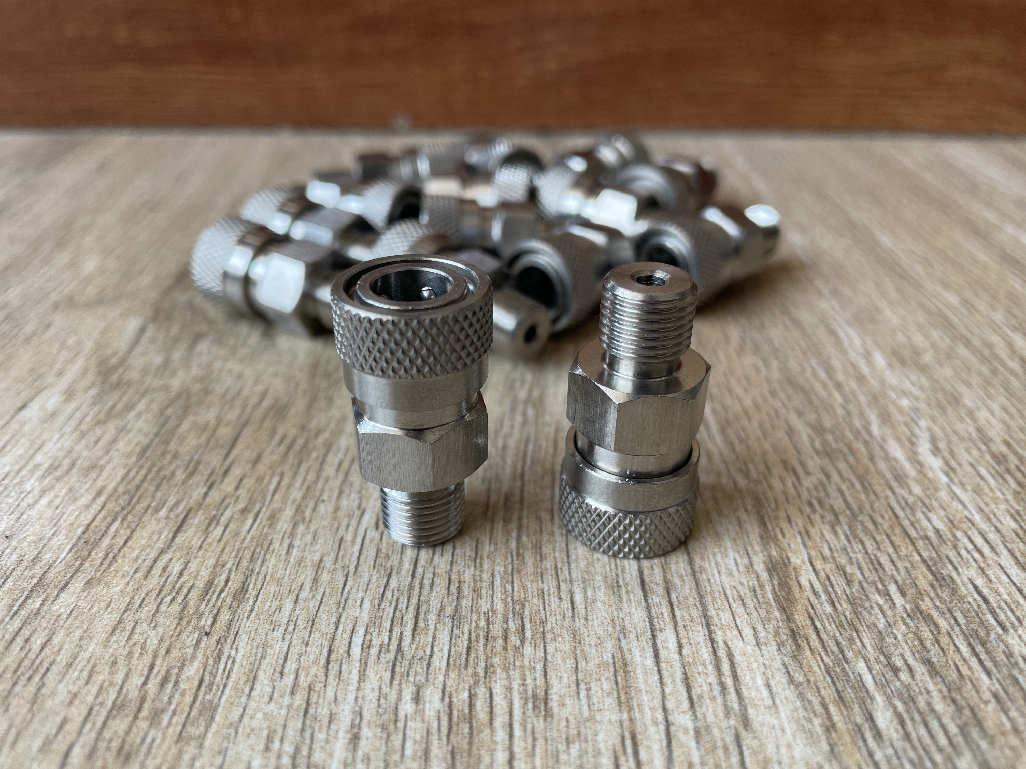 Micro coupler betina stainless Kopler betina cupla betina adapter pengisian angin pompa pcp atau tabung scuba
